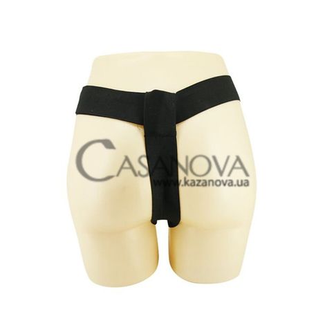 Основне фото Жіночий страпон Lybaile Ultra Passionate Harness Curvy Dildo BW-022053 чорний 15,8 см
