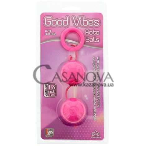 Основное фото Вагинальные шарики Good Vibes Roto Balls розовые
