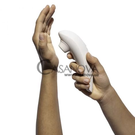 Основне фото Вакуумний кліторальний стимулятор Womanizer Premium 2 сірий 15,5 см