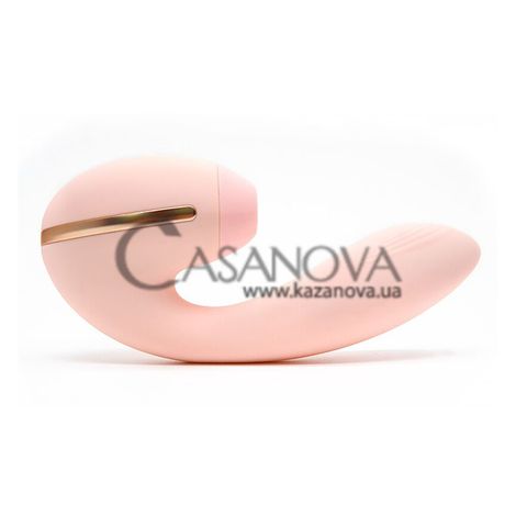 Основное фото Вакуумный вибратор KisToy Tina Mini розовый 15 см