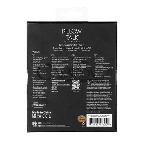 Основное фото Вибратор для клитора Pillow Talk Secrets Passion бордовый 13,2 см