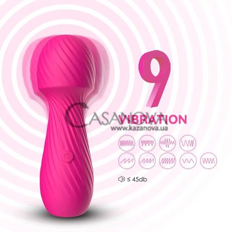 Основне фото Вібратор-мікрофон Wand Massager Boss Series рожевий 13,6 см