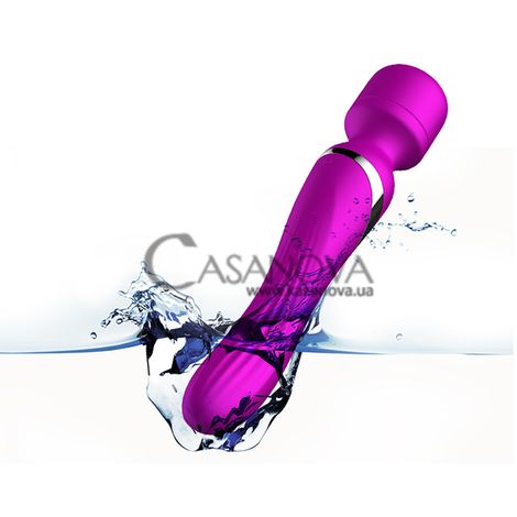Основне фото Вібромасажер Boss Series Foxshow Silicone Dual Massager фіолетовий 22,6 см