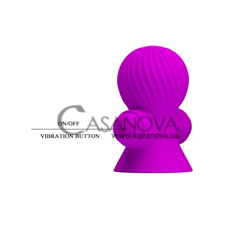 Основное фото Вибростимуляторы для сосков Lybaile Pretty Love Nipple Sucker фиолетовые 7,2 см