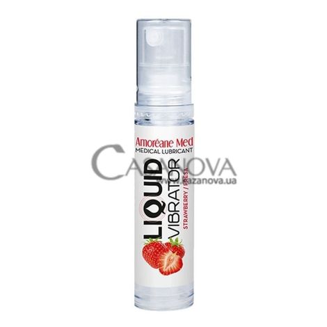 Основное фото Набор из 5 лубрикантов Amoreane Med Liquid Vibrator персик, вишня, клубника, ягоды 50 мл