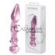 Дополнительное фото Двухсторонний фаллоимитатор Joyride Love Products Premium GlassiX 12 розовый 21 см