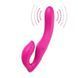 Додаткове фото Безремінний страпон Vibes of Love Remote Double Dipper 22 см рожевий