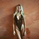 Додаткове фото Жіноче боді Leg Avenue Floral Lace Thong Teddy чорне