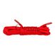 Дополнительное фото Бондажная верёвка Easytoys Nylon Rope красная 5 м