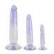 Додаткове фото Набір анальних фалоімітаторів You2Toys Crystal Clear Anal Training Set Three Dildos In One Set блакитний