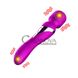 Дополнительное фото Вибромассажёр Boss Series Foxshow Silicone Dual Massager фиолетовый 22,6 см