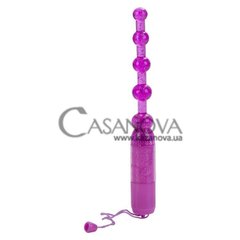 Основне фото Анальний масажер Pleasure Beads фіолетовий 19 см