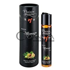 Основное фото Массажное масло Plaisirs Secrets Huile Massage Oil Exotic Fruits экзотические фрукты 59 мл