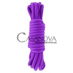 Основное фото Верёвка для бондажа Bondage Rope фиолетовая 5 м