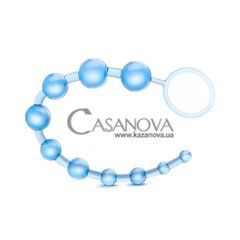 Основное фото Анальная цепочка Basic Anal Beads Blush голубой 32,4 см