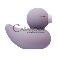 Основне фото Вакуумний вібратор-качечка CuteVibe Ducky сірий 9,8 см