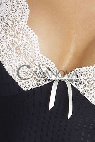 Основное фото Корсет Passion Plus Size Camille Corset чёрно-белый