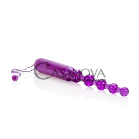 Основное фото Анальный массажёр Pleasure Beads фиолетовый 19 см