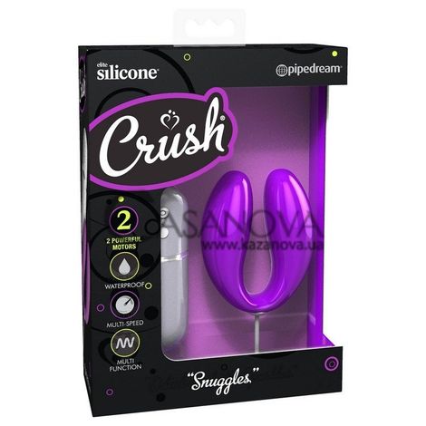 Основное фото Вибратор Crush Snuggles фиолетовый 7,6 см