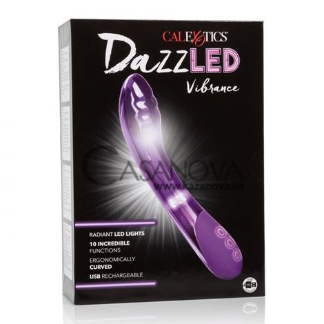 Основне фото Вібратор DazzLED Vibrance фіолетовий 21 см