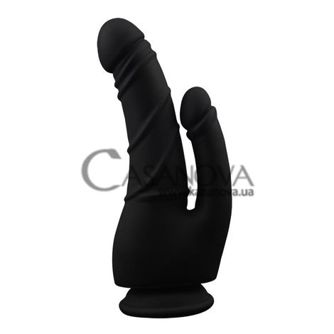 Основное фото Двойной фаллоимитатор Chisa Naked Legend Stripper чёрный 21,5 см