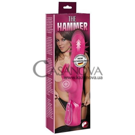 Основне фото Rabbit-вібратор The Hammer рожевий 30,5 см