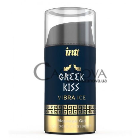 Основное фото Стимулирующий анальный гель Intt Greek Kiss Vibra Ice мята 15 мл