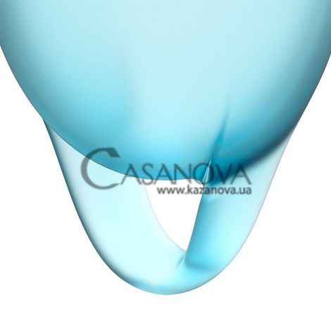 Основне фото Набір із 2 менструальних чаш Satisfyer Feel Confident блакитний