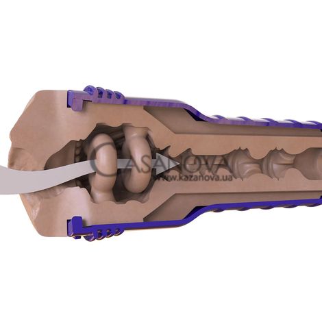 Основное фото Мастурбатор-вагина Fleshlight Boost Bang Light Medium телесный с синим 24,7 см