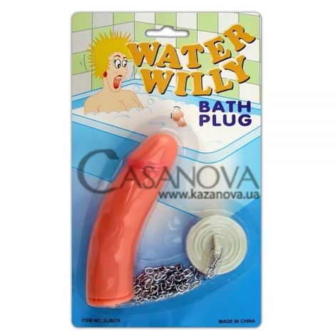 Основне фото Прикол пробка для ванної кімнати Water Willy Bath Plug