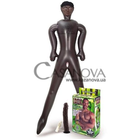 Основне фото Секс-лялька з вібрацією Black Jack коричнева