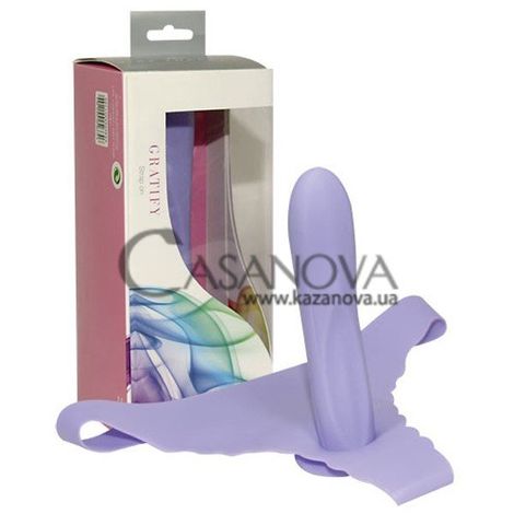 Основне фото Страпон для жінок Vibe Therapy Gratify фіолетовий 18 см