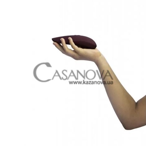 Основне фото Вакуумний кліторальний стимулятор з насадкою Womanizer Classic 2 бордовий 15,5 см