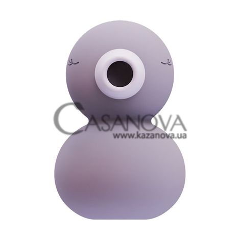 Основное фото Вакуумный вибратор-уточка CuteVibe Ducky серый 9,8 см