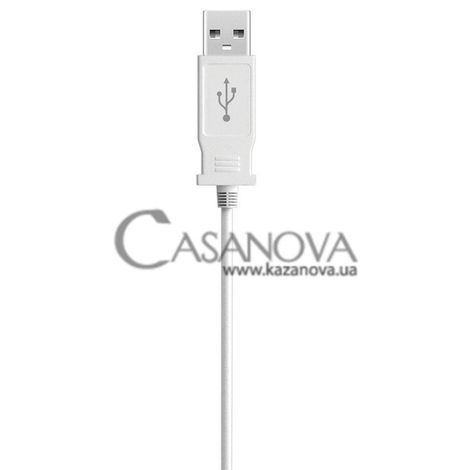 Основне фото Вібратор для точки G iSex USB G-Spot Massager білий 13 см