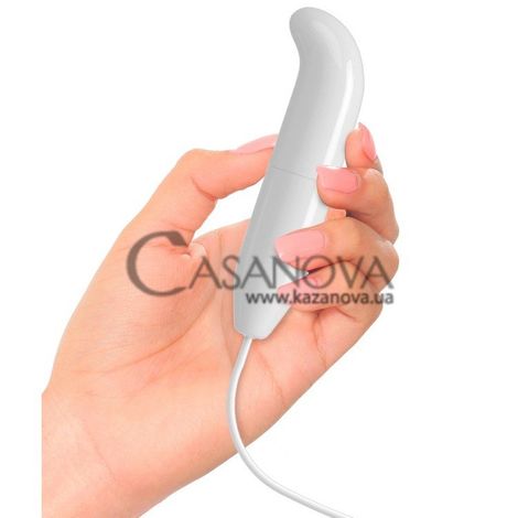 Основное фото Вибратор для точки G iSex USB G-Spot Massager белый 13 см