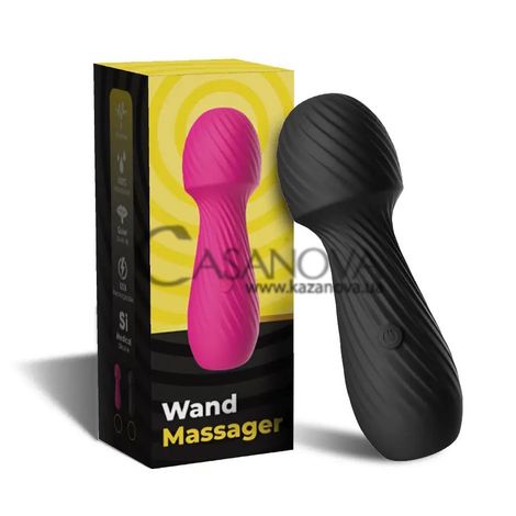 Основное фото Вибратор-микрофон Wand Massager Boss Series черный 13,6 см