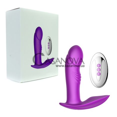 Основне фото Віброметелик Boss Series Silicone Panty Vibrator фіолетовий 12,8 см