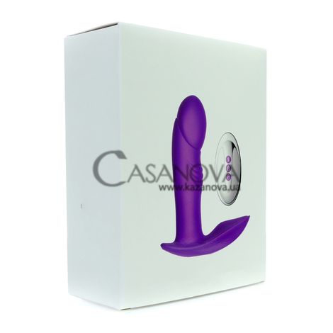 Основное фото Вибробабочка Boss Series Silicone Panty Vibrator фиолетовый 12,8 см