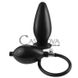 Дополнительное фото Анальная пробка-расширитель Anal Fantasy Inflatable Silicone Plug чёрная 11,6 см