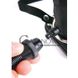 Дополнительное фото Полый вибрострапон 8 Inflatable Vibrating Hollow Silicone Strap-On чёрный 20 см