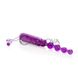 Додаткове фото Анальний масажер Pleasure Beads фіолетовий 19 см