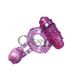 Дополнительное фото Эрекционное кольцо с вибрацией COG-GF0404 фиолетовое