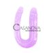 Додаткове фото Подвійний фалоімітатор Hi-Rubber Born To Create Pleasure 13 Inch фіолетовий 34 см