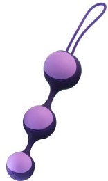 Набор из трёх вагинальных шариков Key Stella Balls III фиолетовый