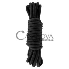 Основное фото Верёвка для бондажа Bondage Rope чёрная 10 м