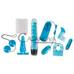 Основное фото Набор из 8 секс-игрушек Blue Appetizer Toy Set голубой