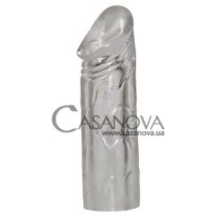 Основное фото Насадка-удлинитель пениса Mega Dick прозрачная 19 см
