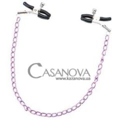 Основное фото Зажимы для сосков Nipple Chain фиолетовые