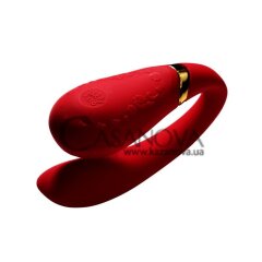Основное фото Вибратор для пар Zalo Fanfan красный 8,4 см